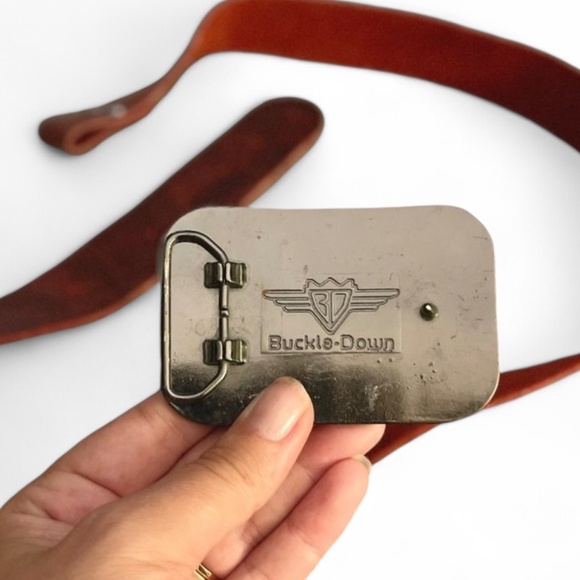 Bamboo Skull & Crossbones Unisex Removable Belt Buckle - Picture 5 of 5